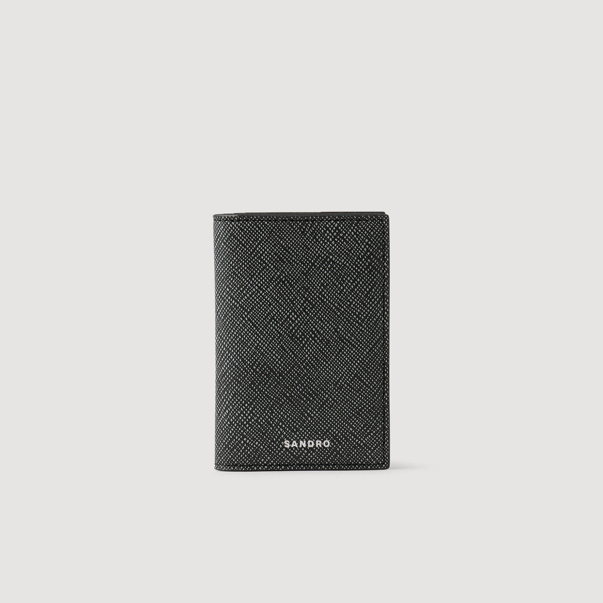 Sandro Reconstituted leather leather wallet Graphites