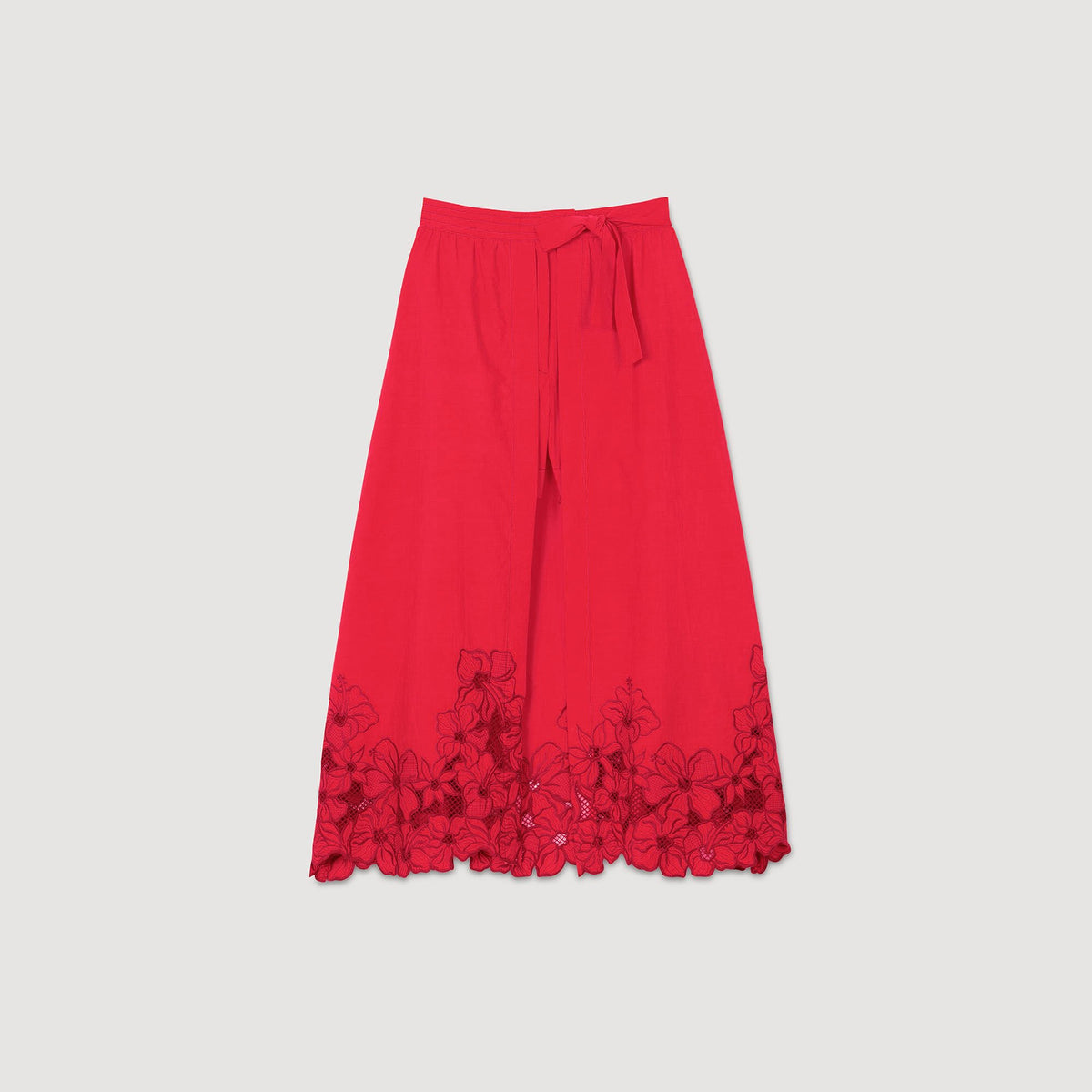 Sandro Floral skort Red