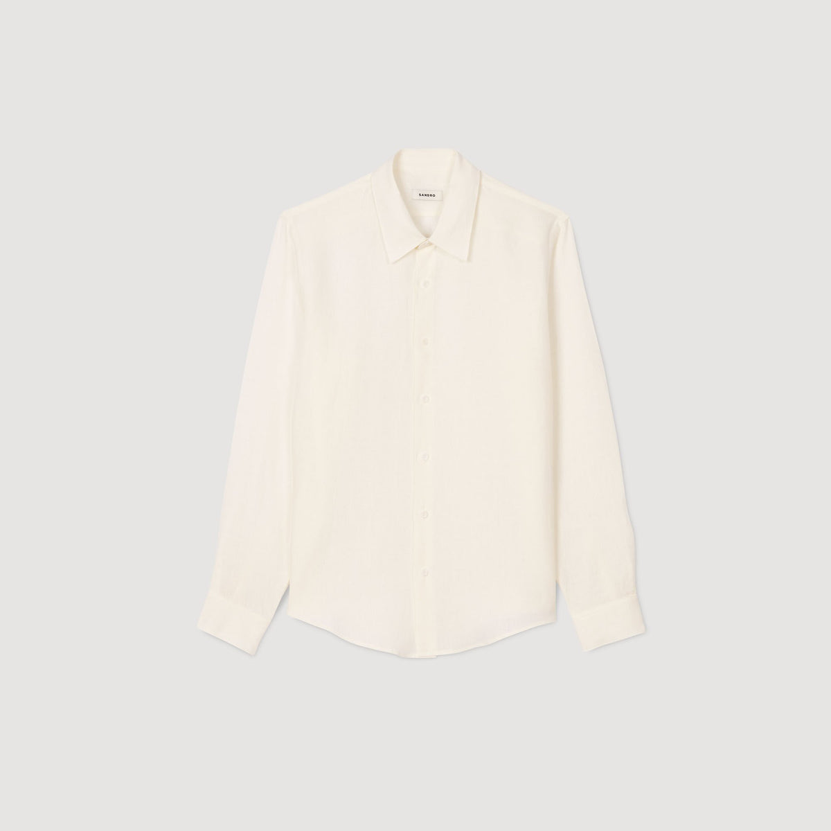 Sandro Linen shirt Ivory.