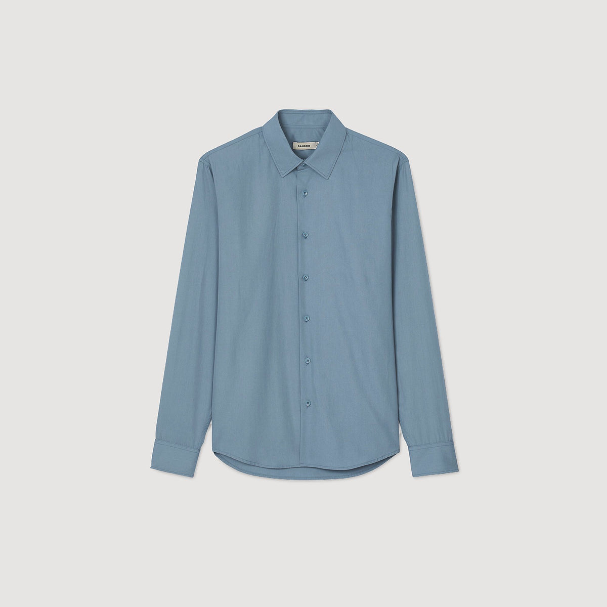 Sandro Plain shirt Thunderstorm Blue