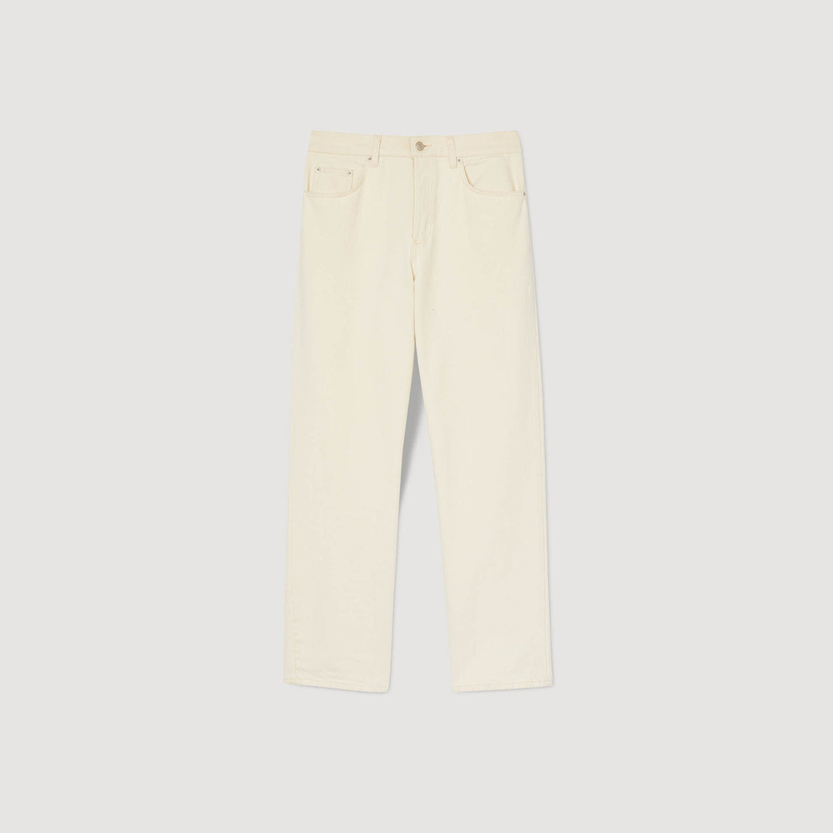 Sandro Cotton jeans Ecru