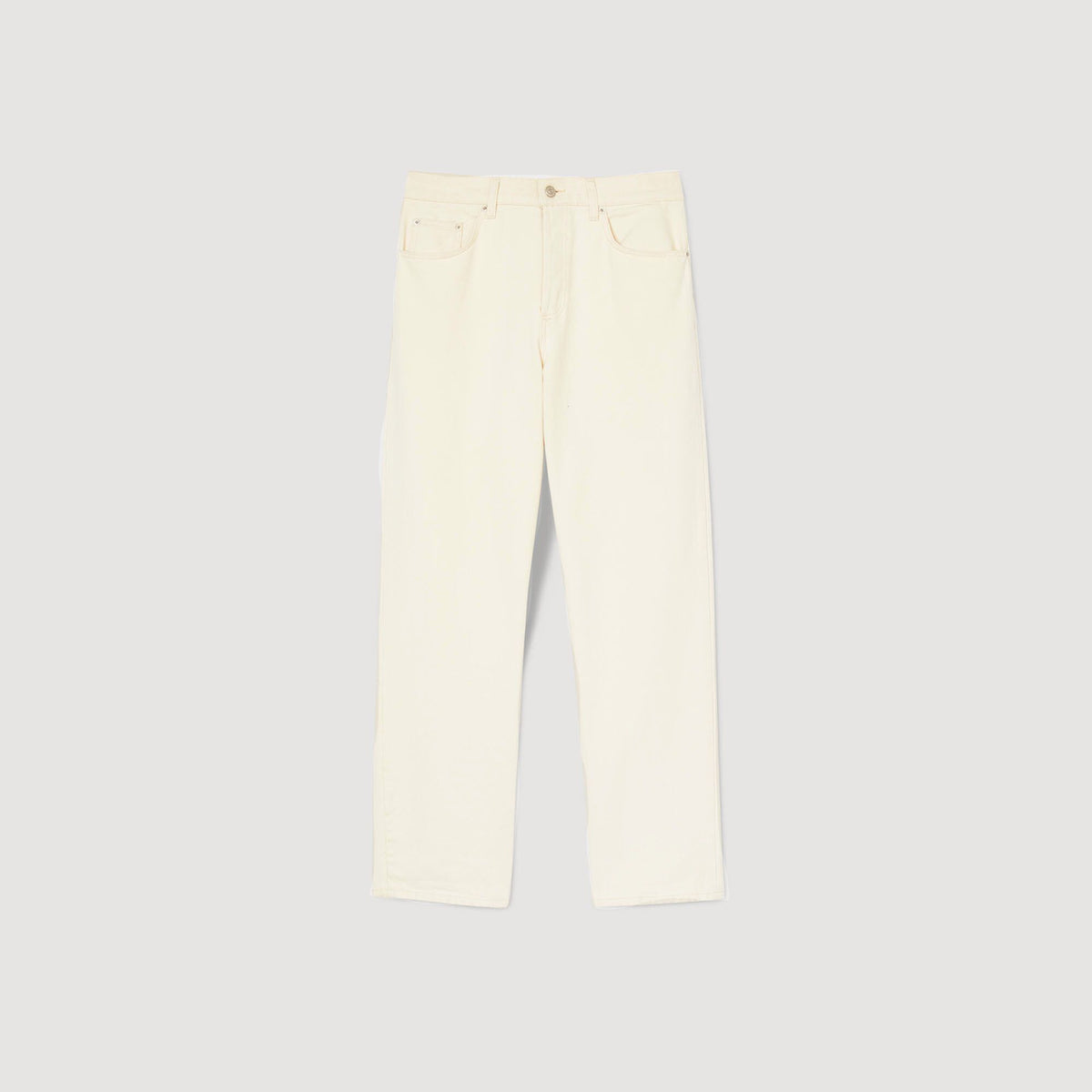 Sandro Regular jeans Ivory.
