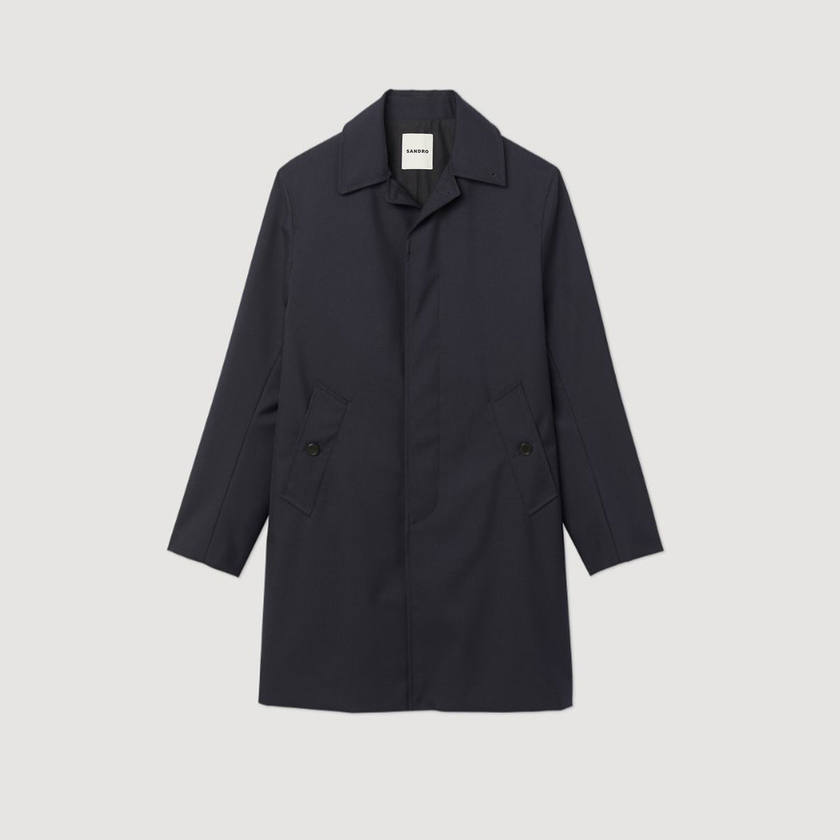 Sandro Waterproof raincoat Navy Blue