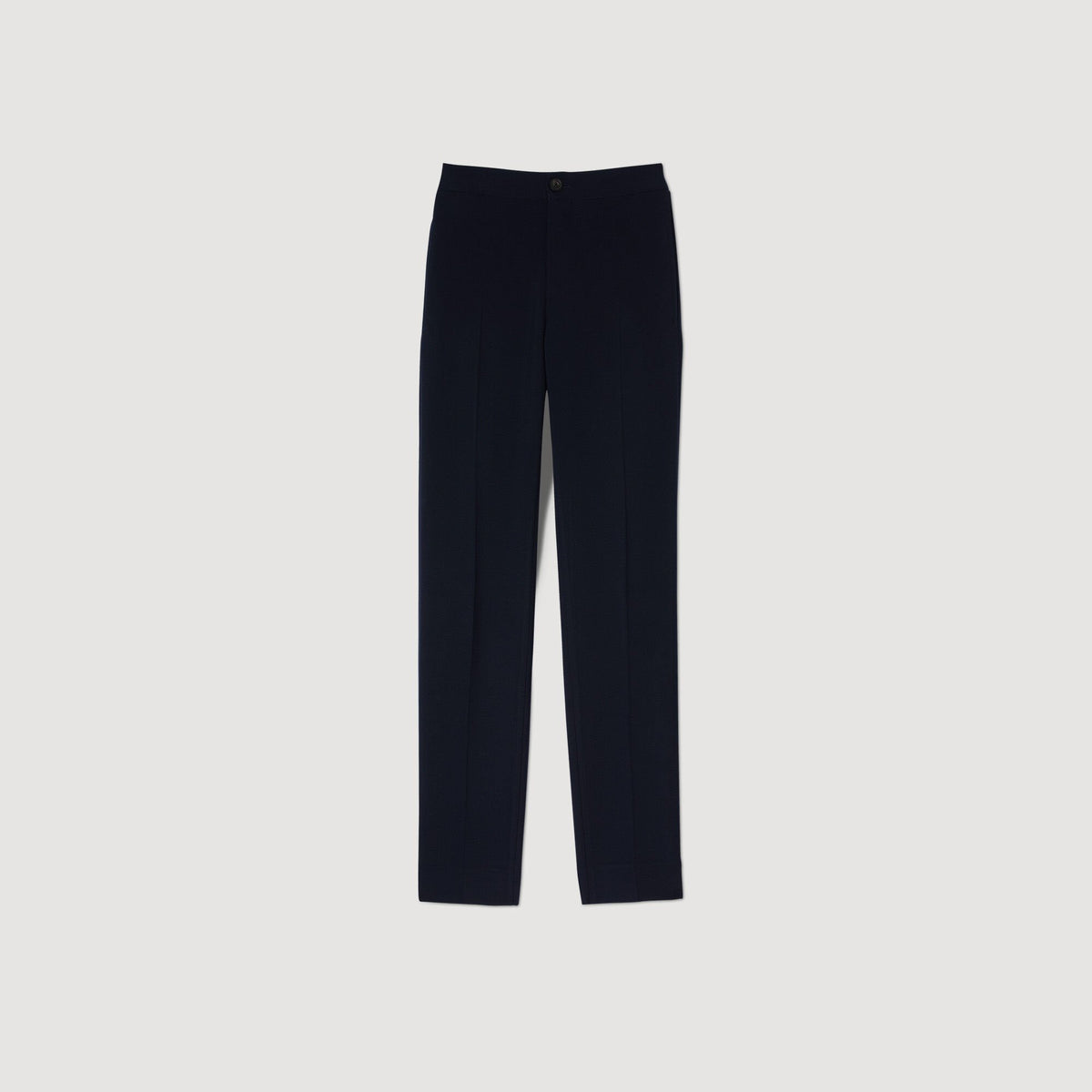 Sandro Jersey trousers Navy Blue