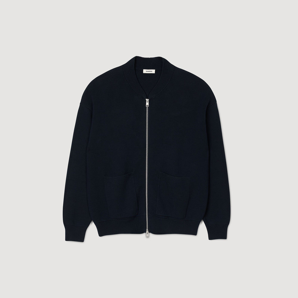 Sandro Knit jacket Navy Blue