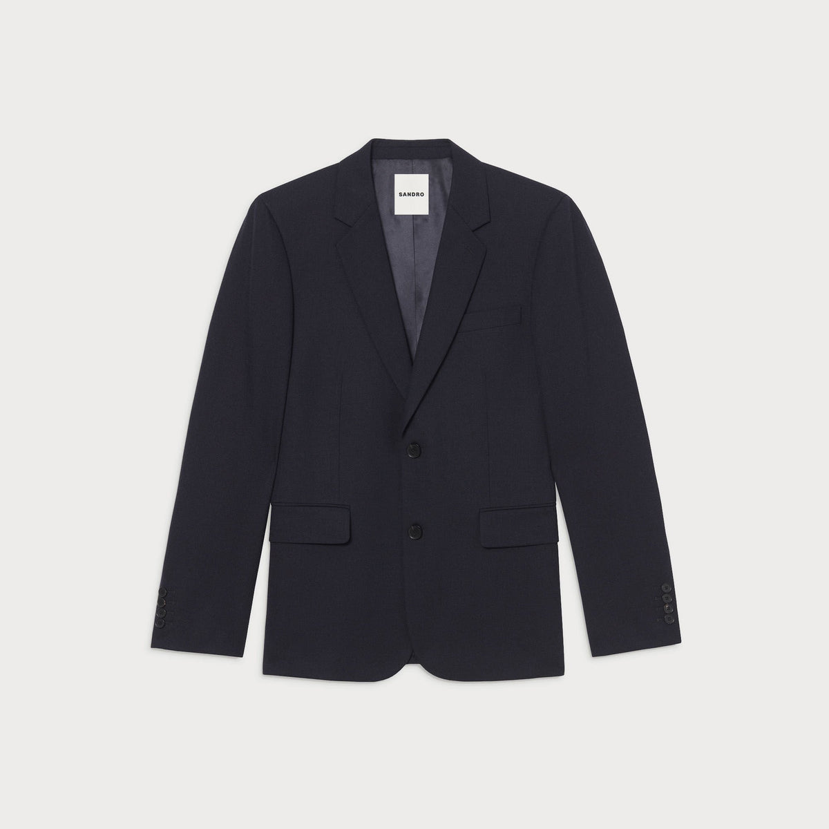 Sandro Wool suit jacket Navy Blue