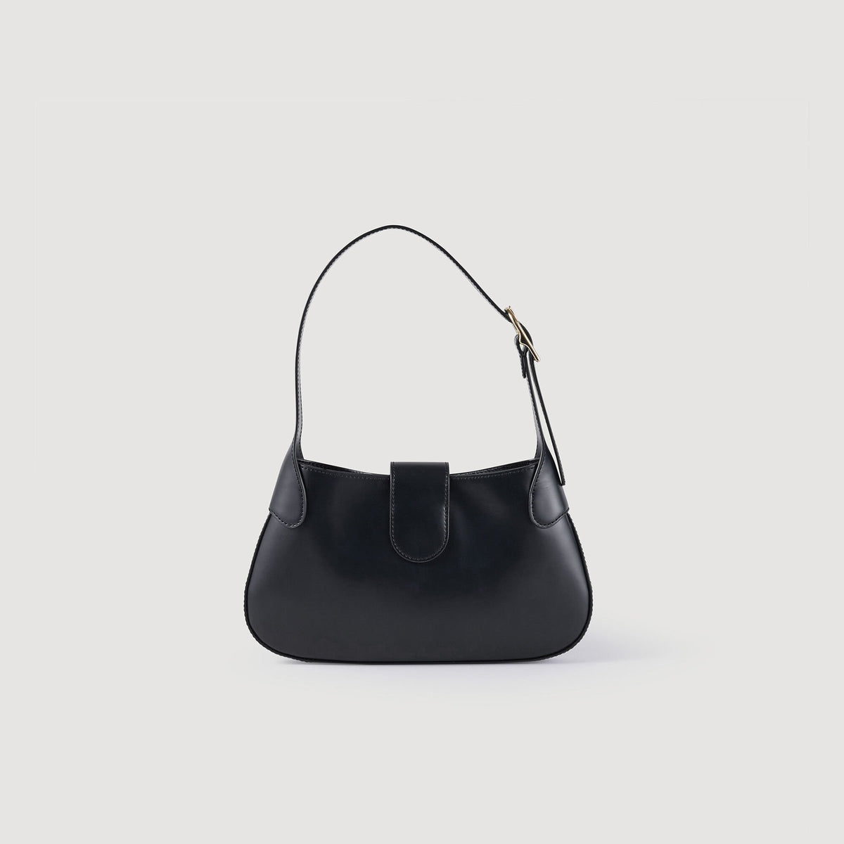 Sandro Janet bag in certified leather Black