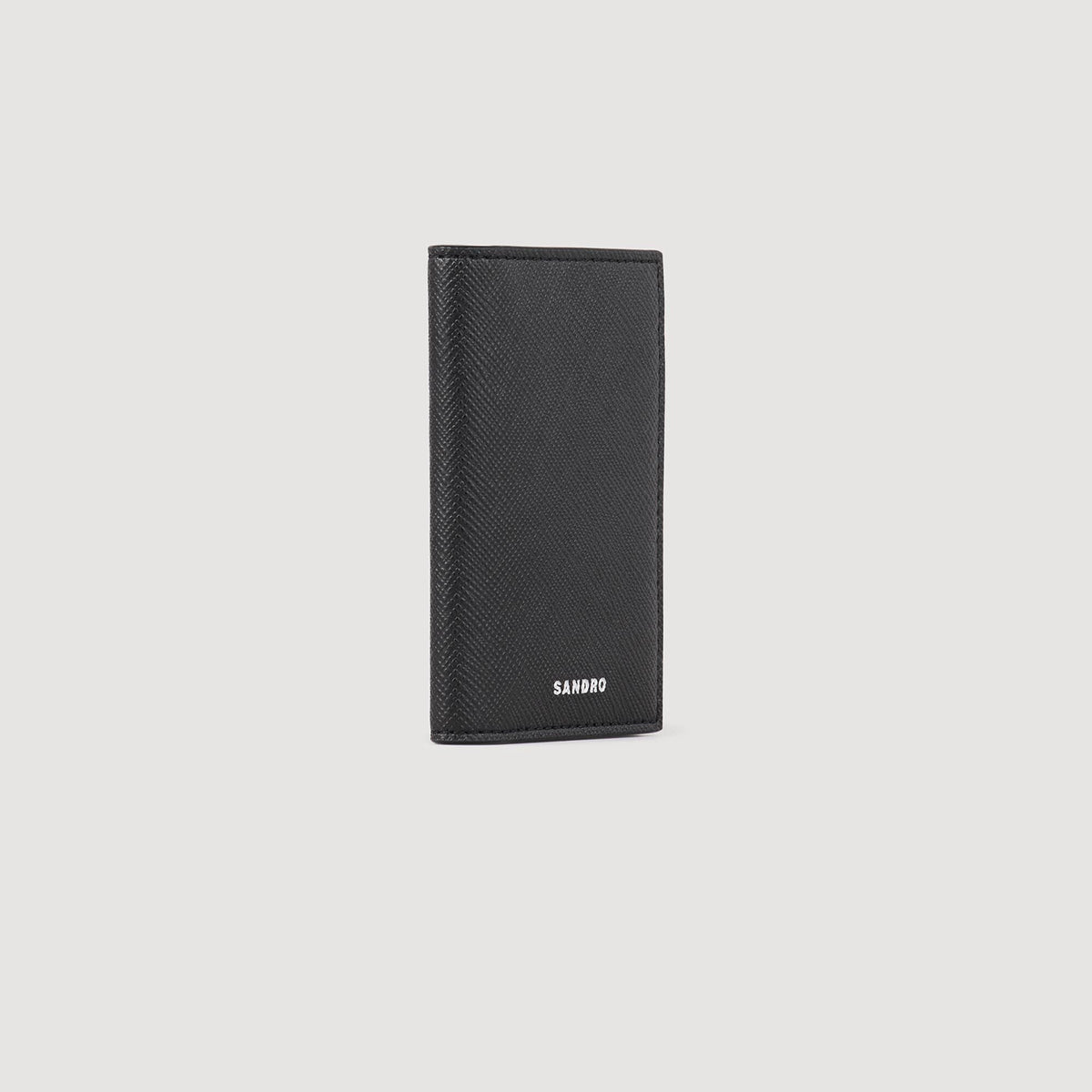 Sandro Reconstituted leather leather wallet Black