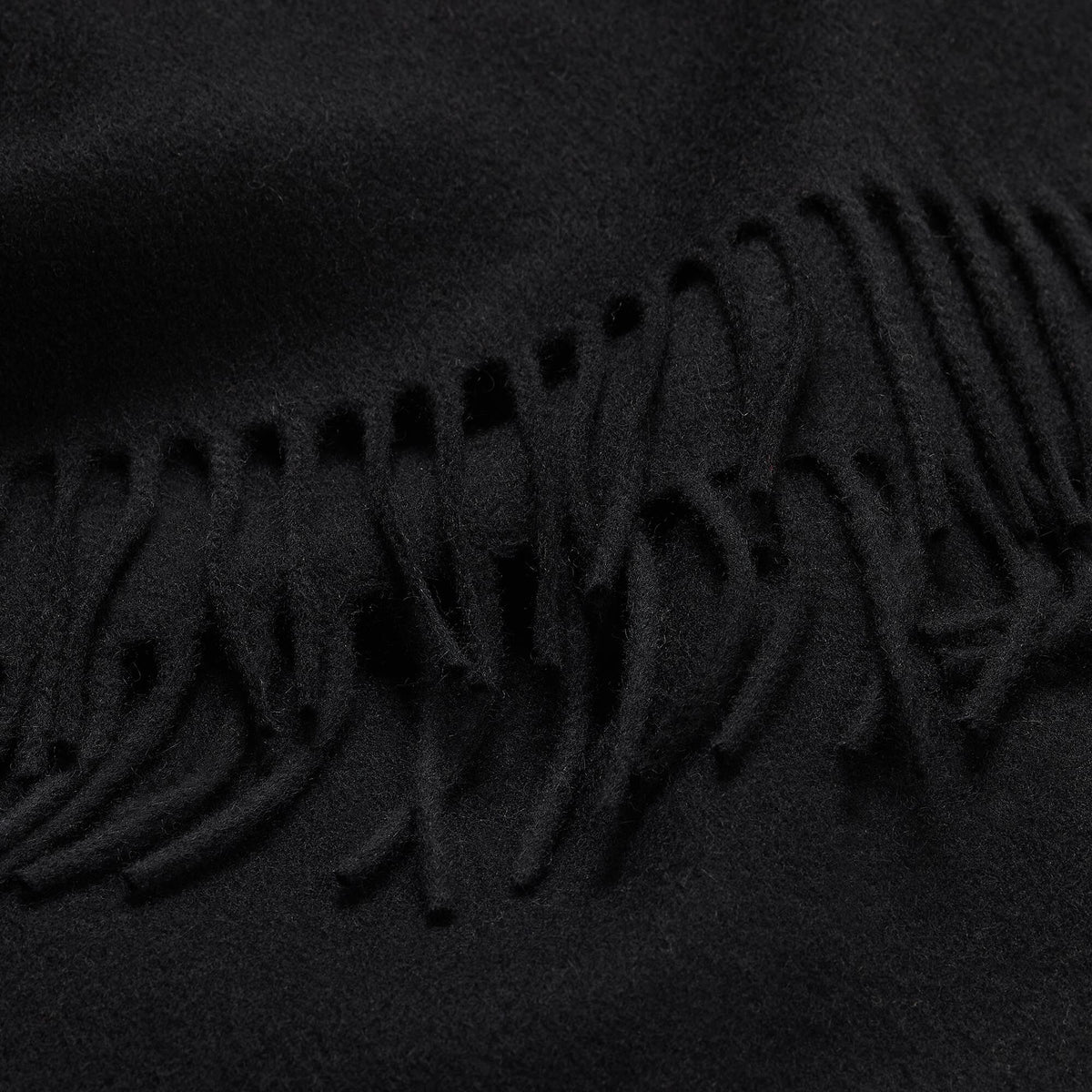 Sandro Wool and cashmere scarf Black