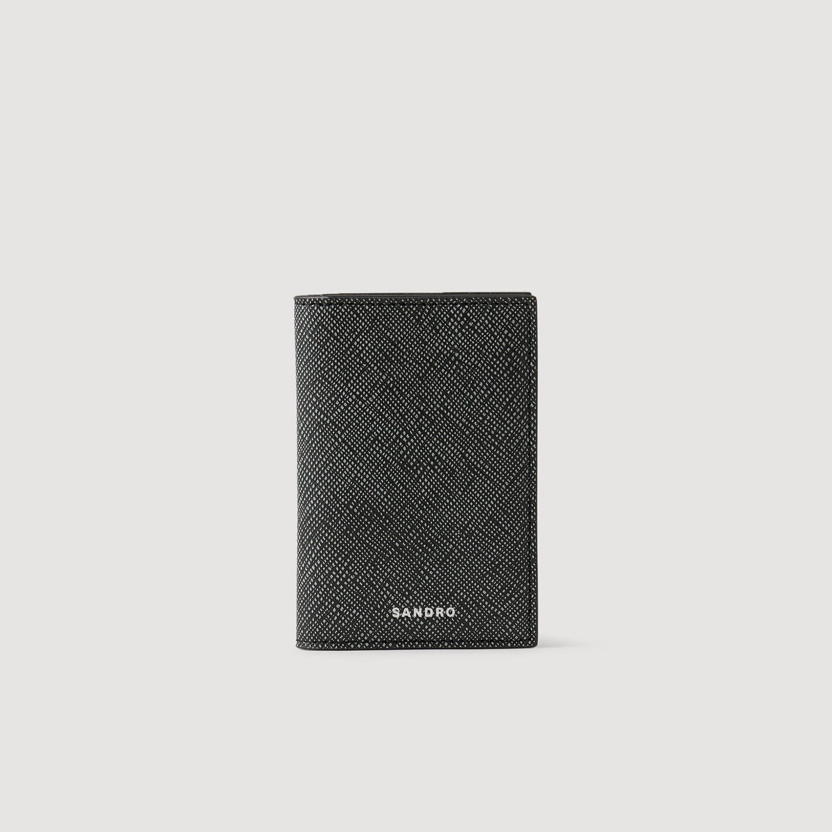Sandro Reconstituted leather leather wallet Graphites