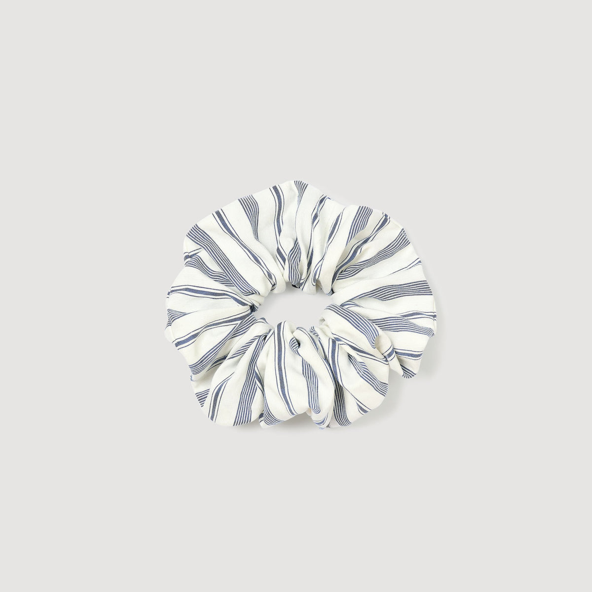 Sandro Striped scrunchie Blue / Ecru