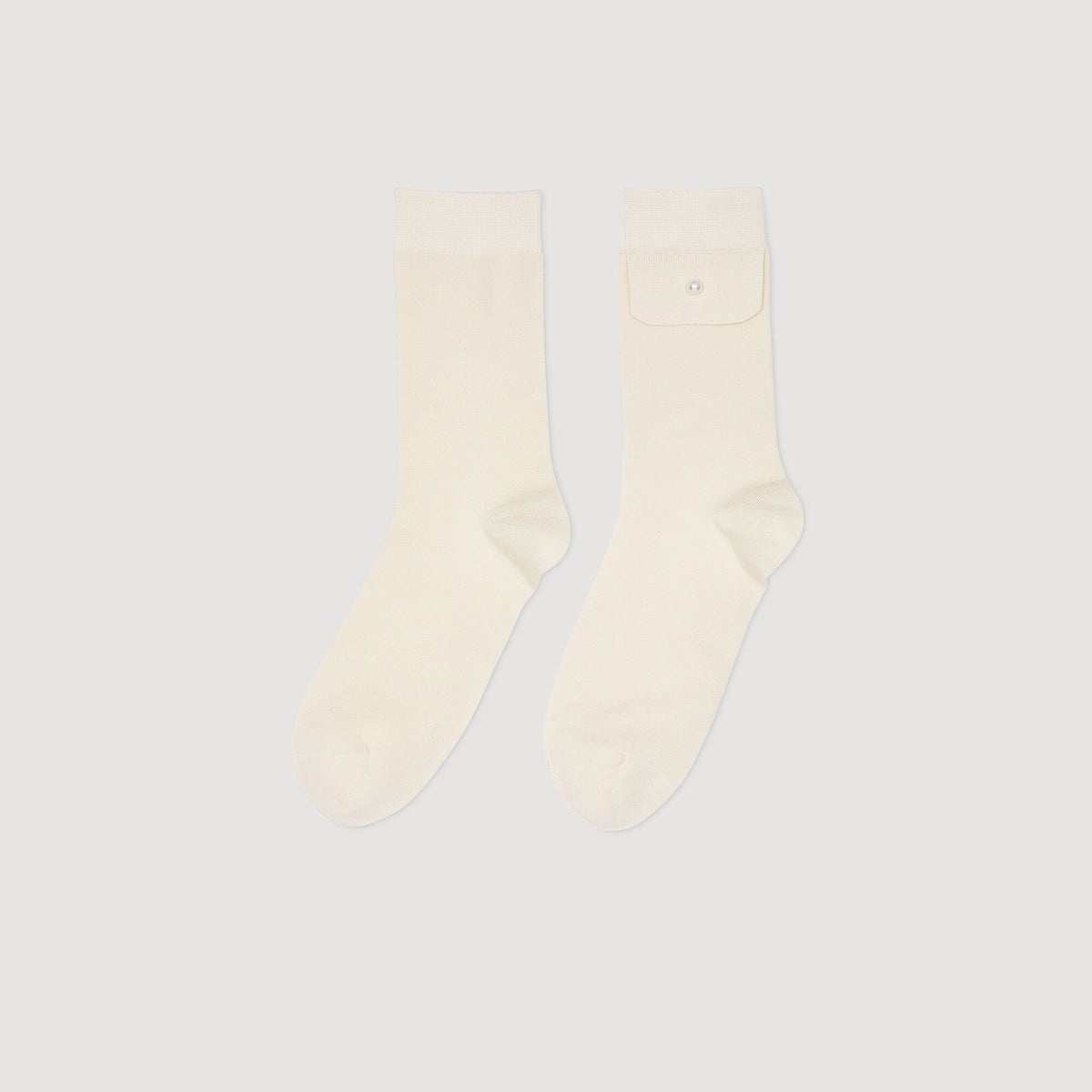 Sandro Socks with bead detail Ecru