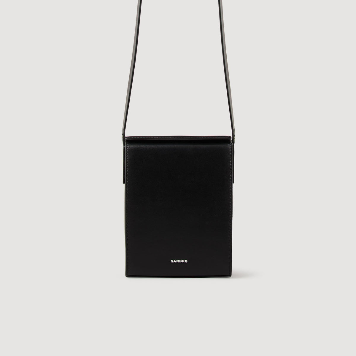 Sandro Leather shoulder bag Black