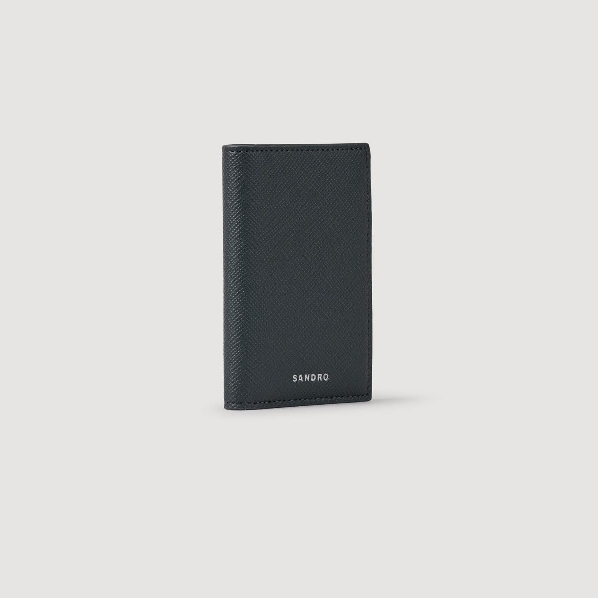 Sandro Reconstituted leather leather wallet Steel