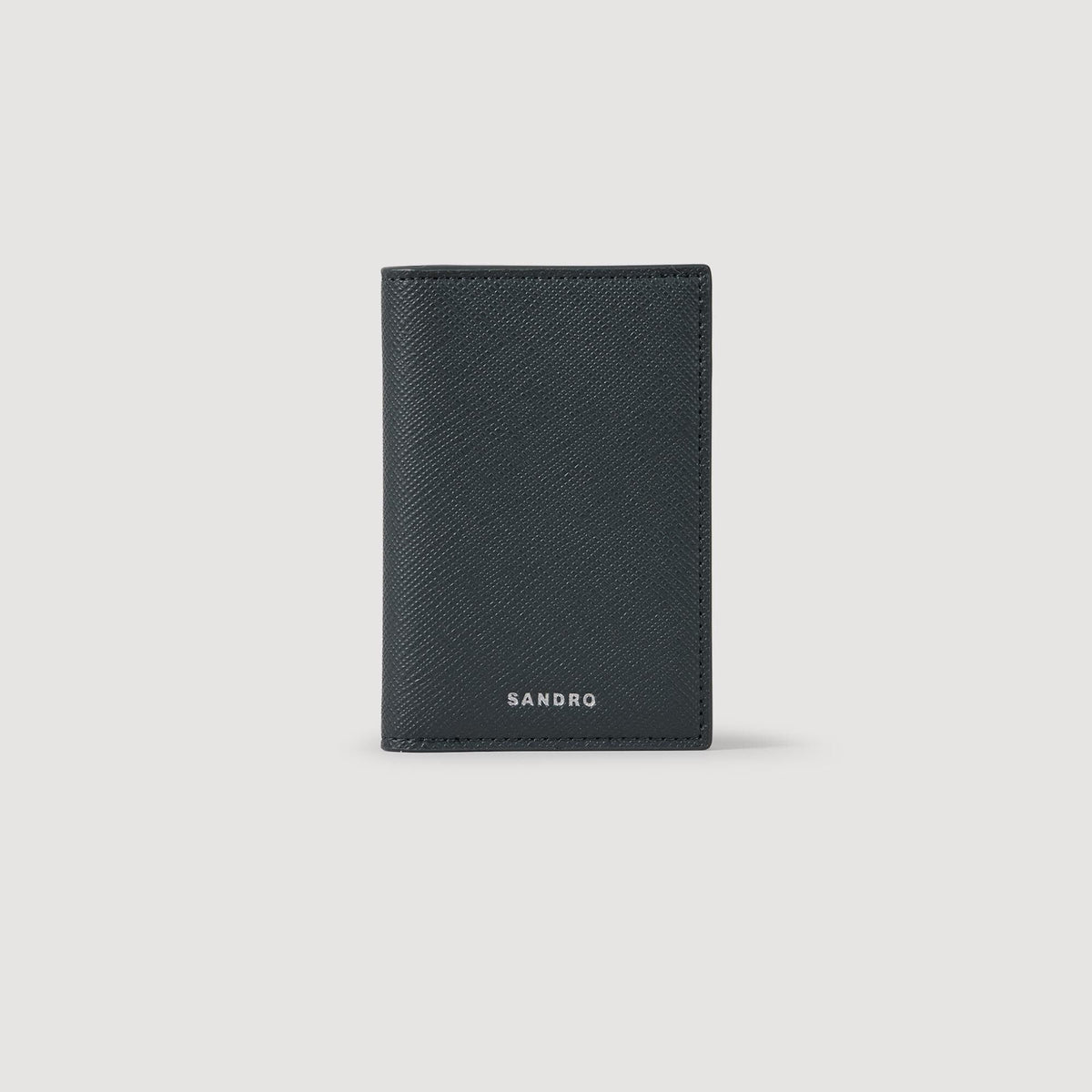 Sandro Reconstituted leather leather wallet Steel