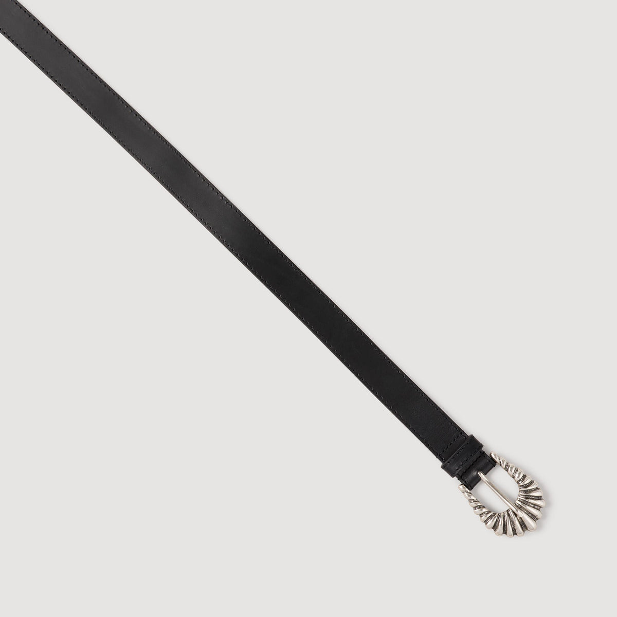 Sandro Leather belt Black