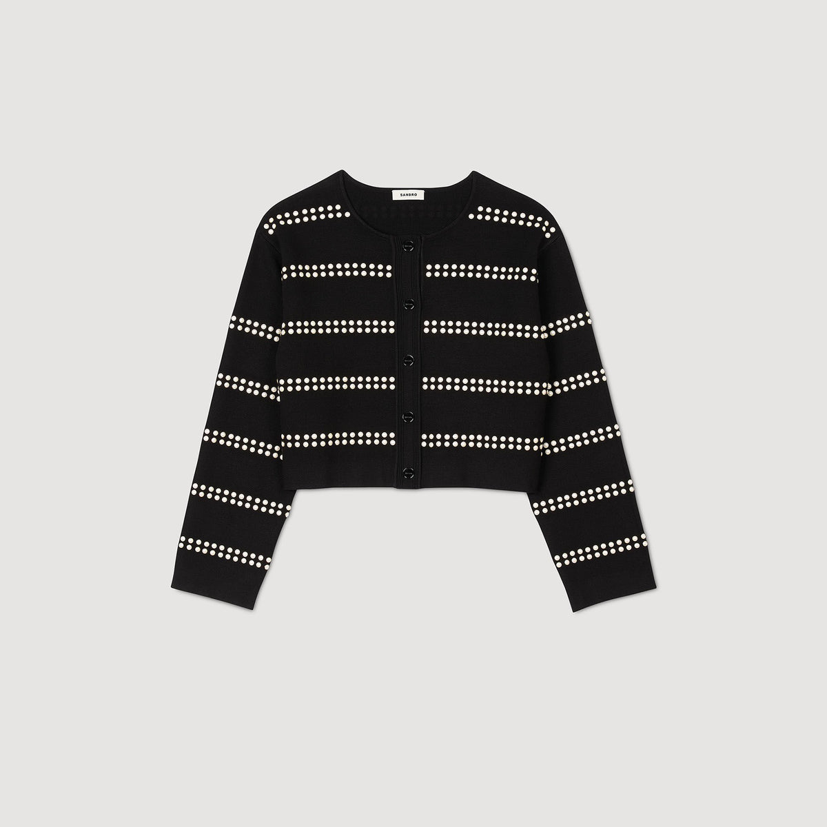 Sandro Studded cardigan Black