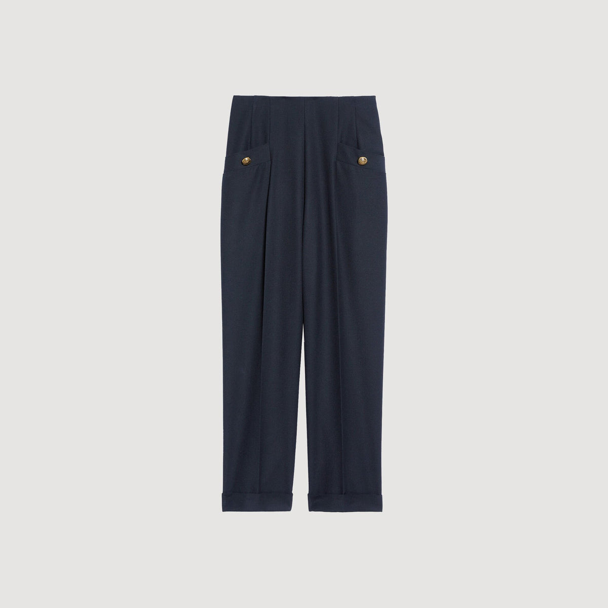 Sandro Wide legs trousers Navy Blue