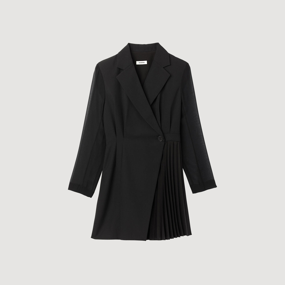 Sandro Wraparound dress Black