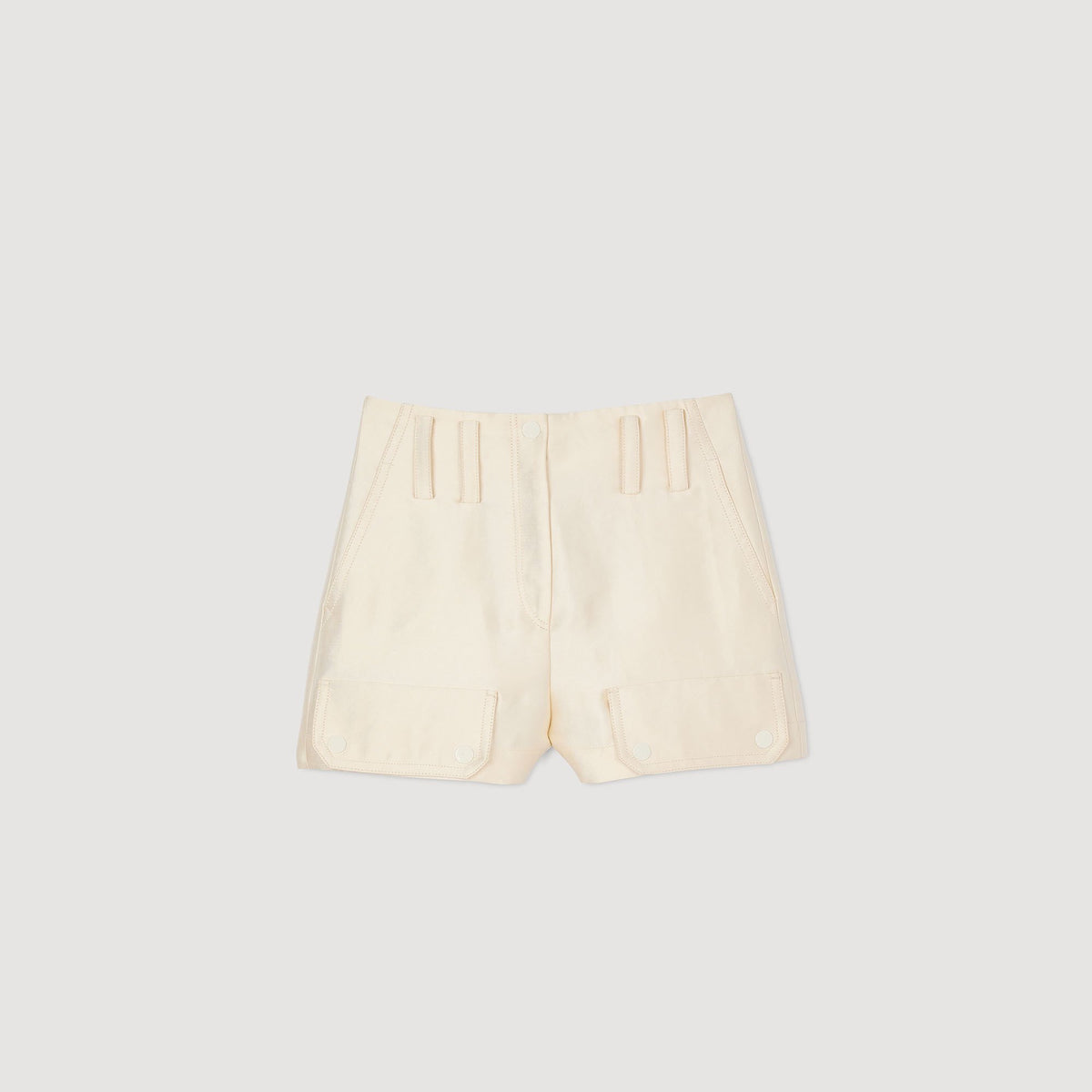 Sandro Cargo shorts Ecru