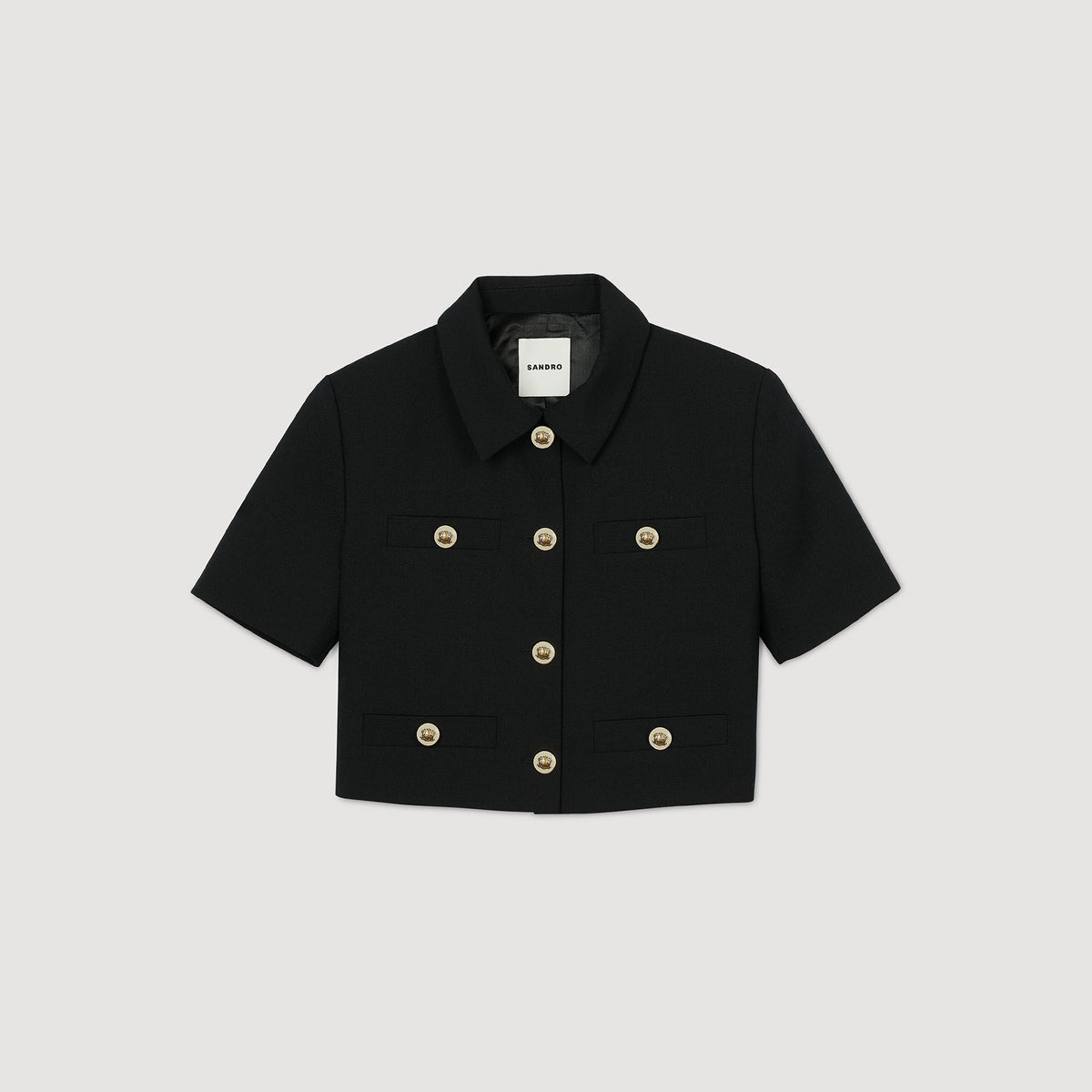 Sandro Short-sleeved jacket Black