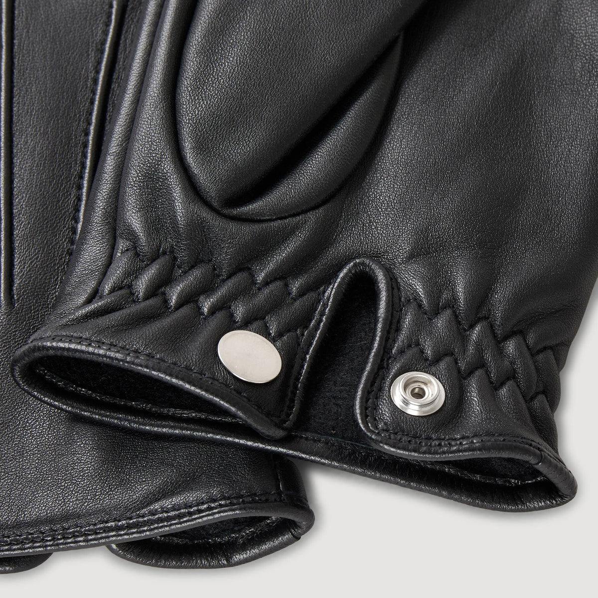 Sandro Leather gloves Black