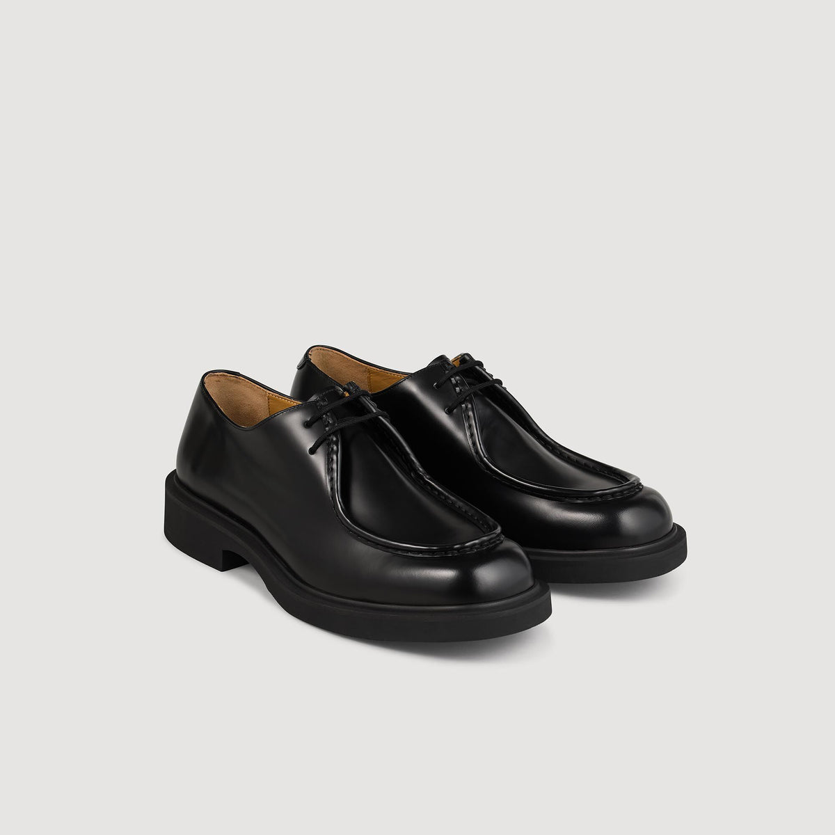 Sandro Patent leather dress shoes Black