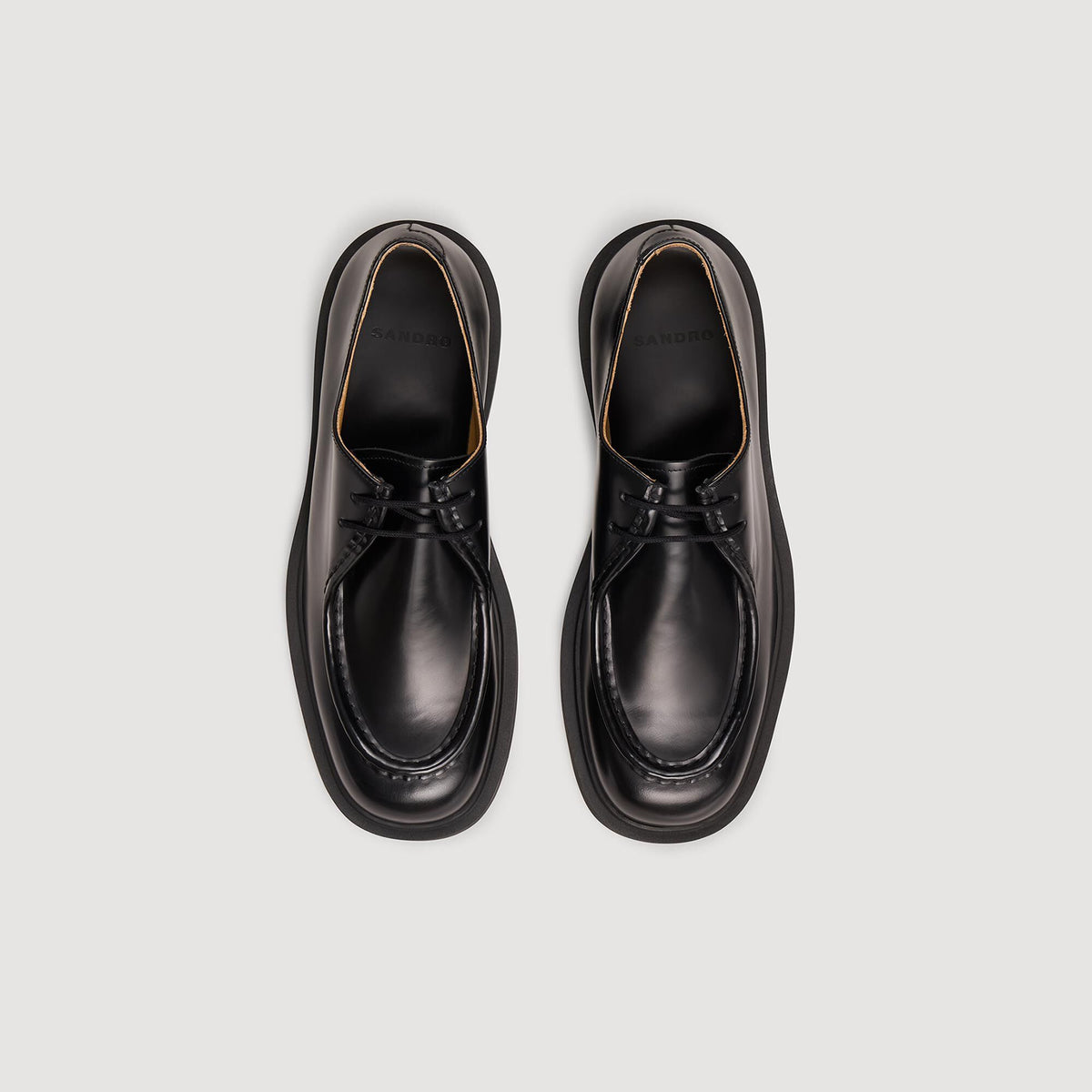 Sandro Patent leather dress shoes Black