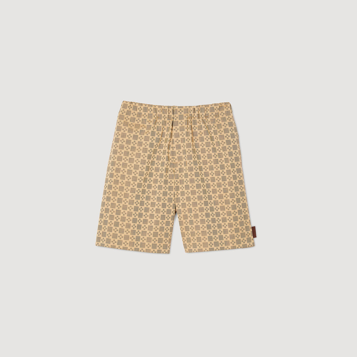 Sandro Square Cross jacquard shorts Sand