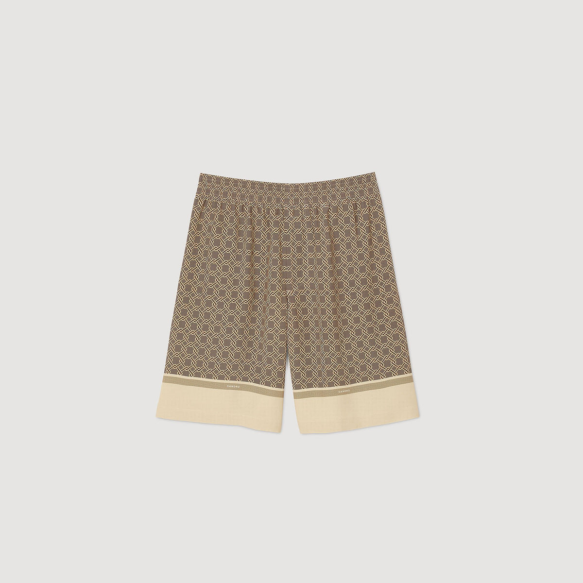 Sandro Patterned Flowy Bermuda shorts Hazel