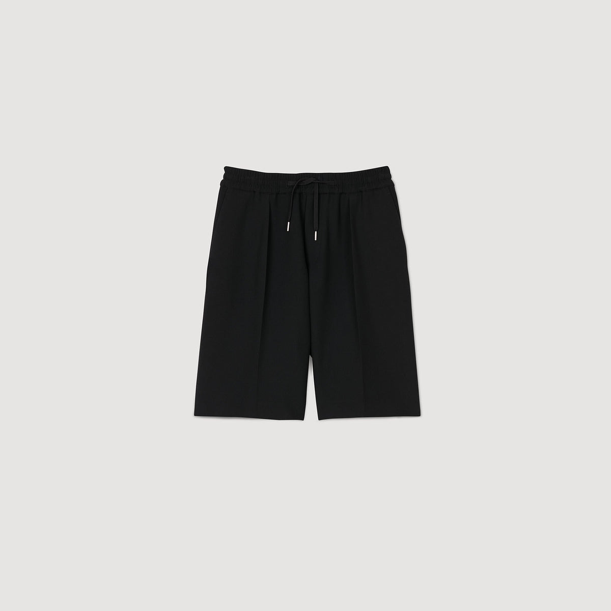 Sandro Jersey Bermuda shorts Black
