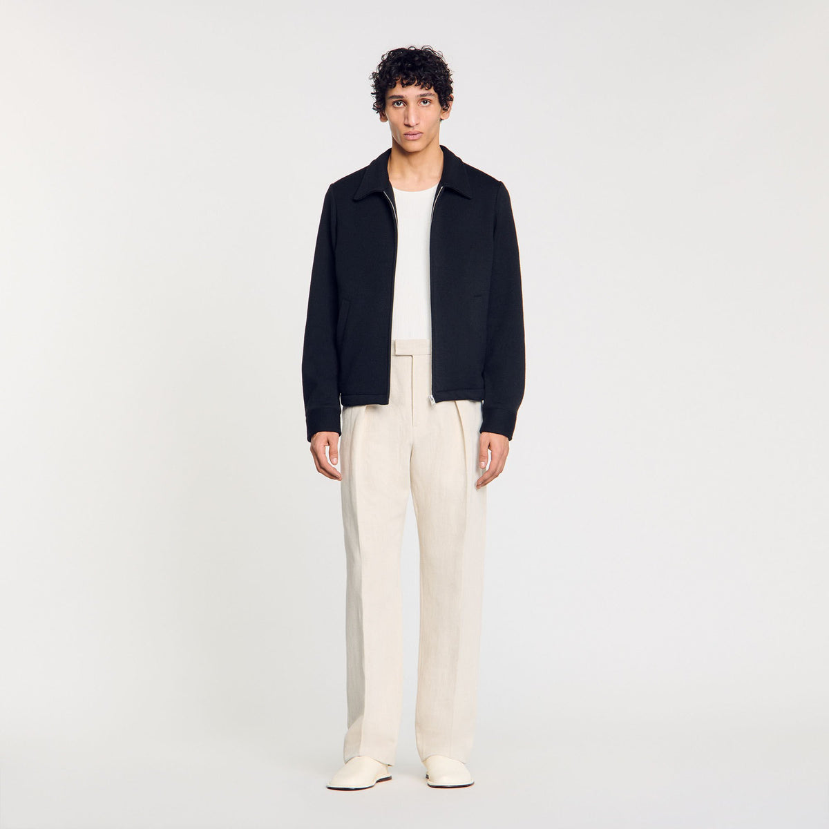 Sandro Knitted jacket Black
