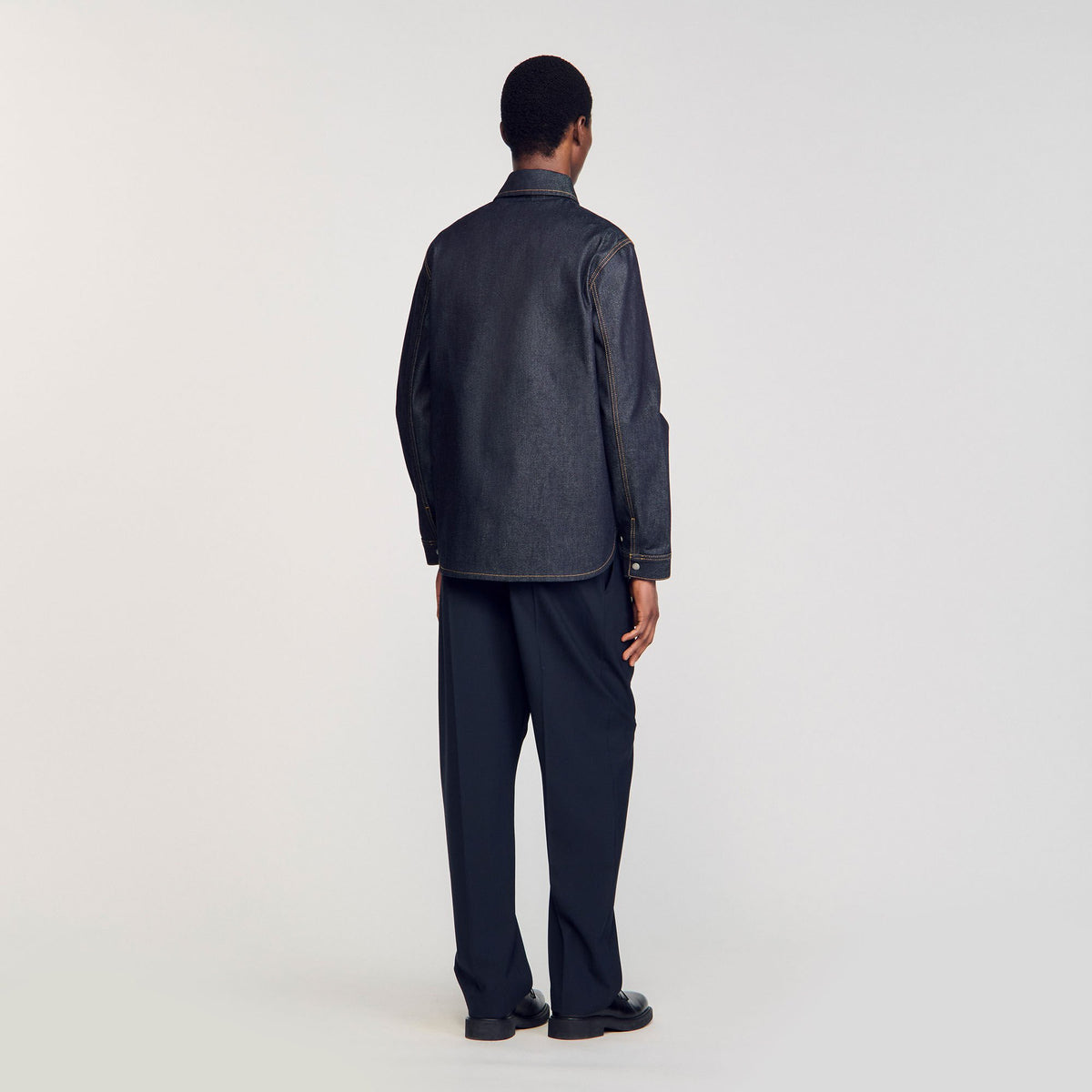 Sandro Denim oversized shirt Raw-Denim