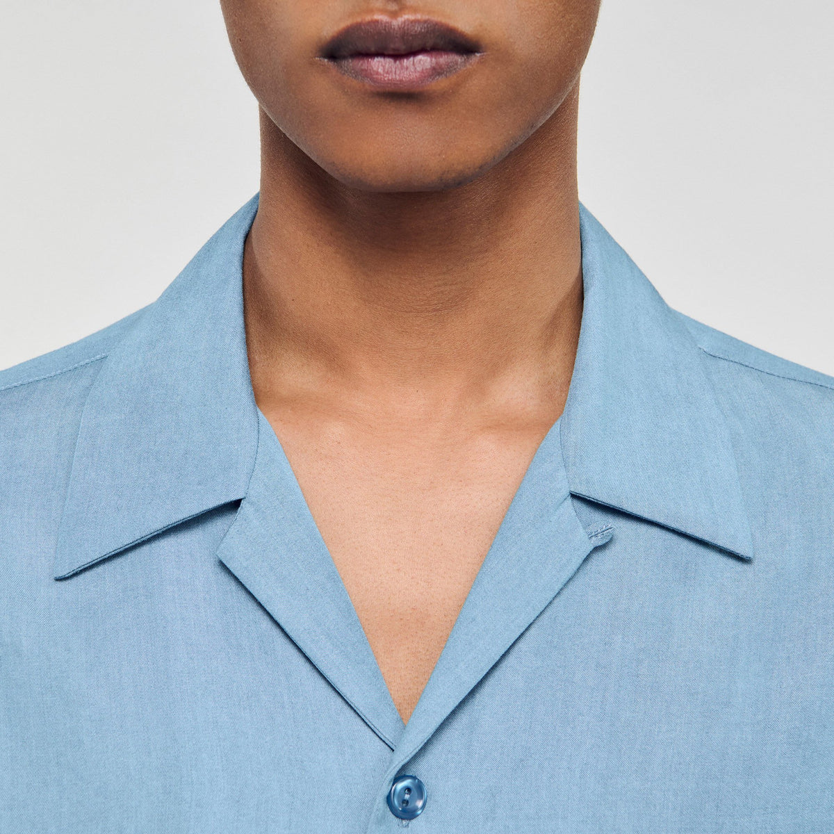 Sandro Short-sleeved shirt Chambray
