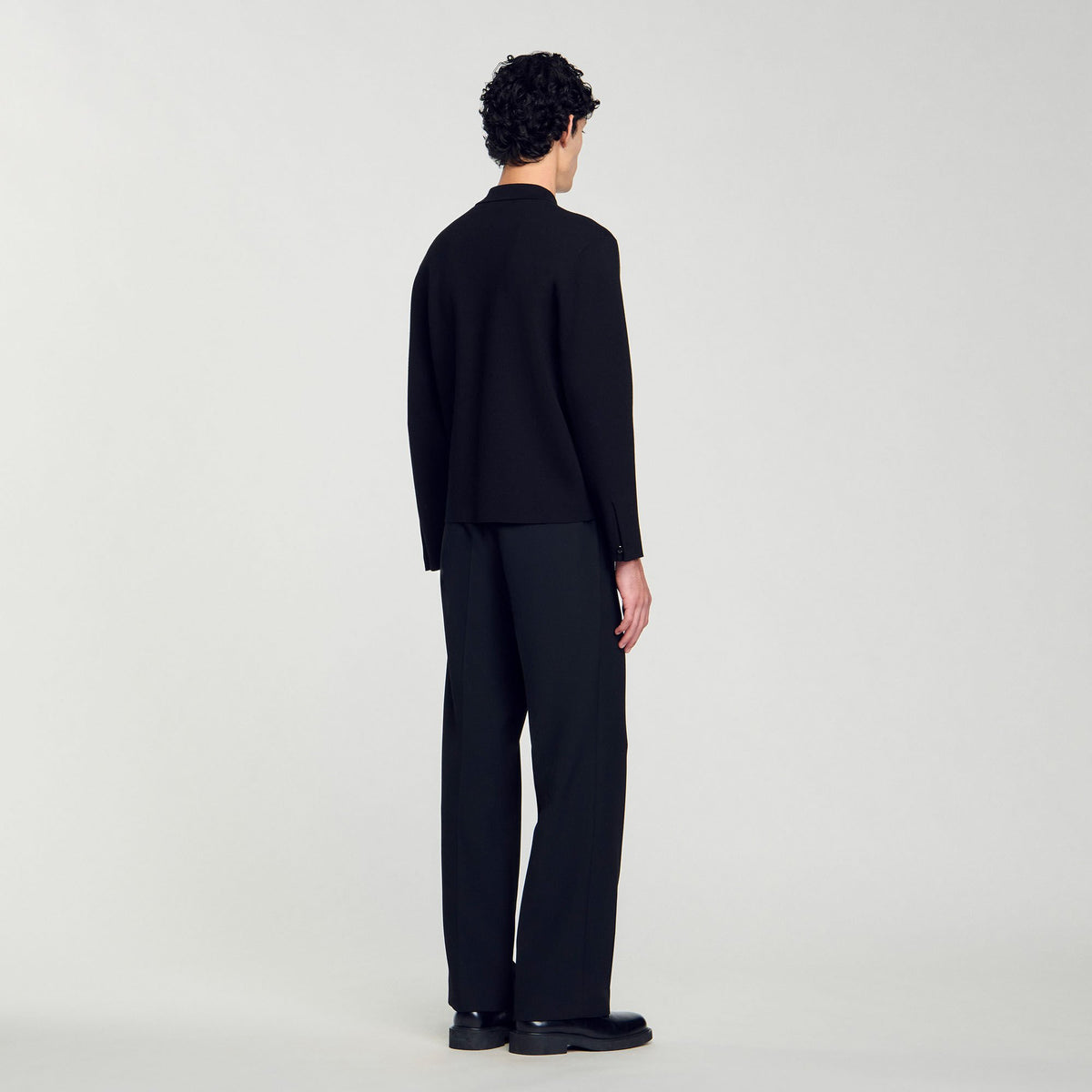 Sandro Button-down cardigan Black