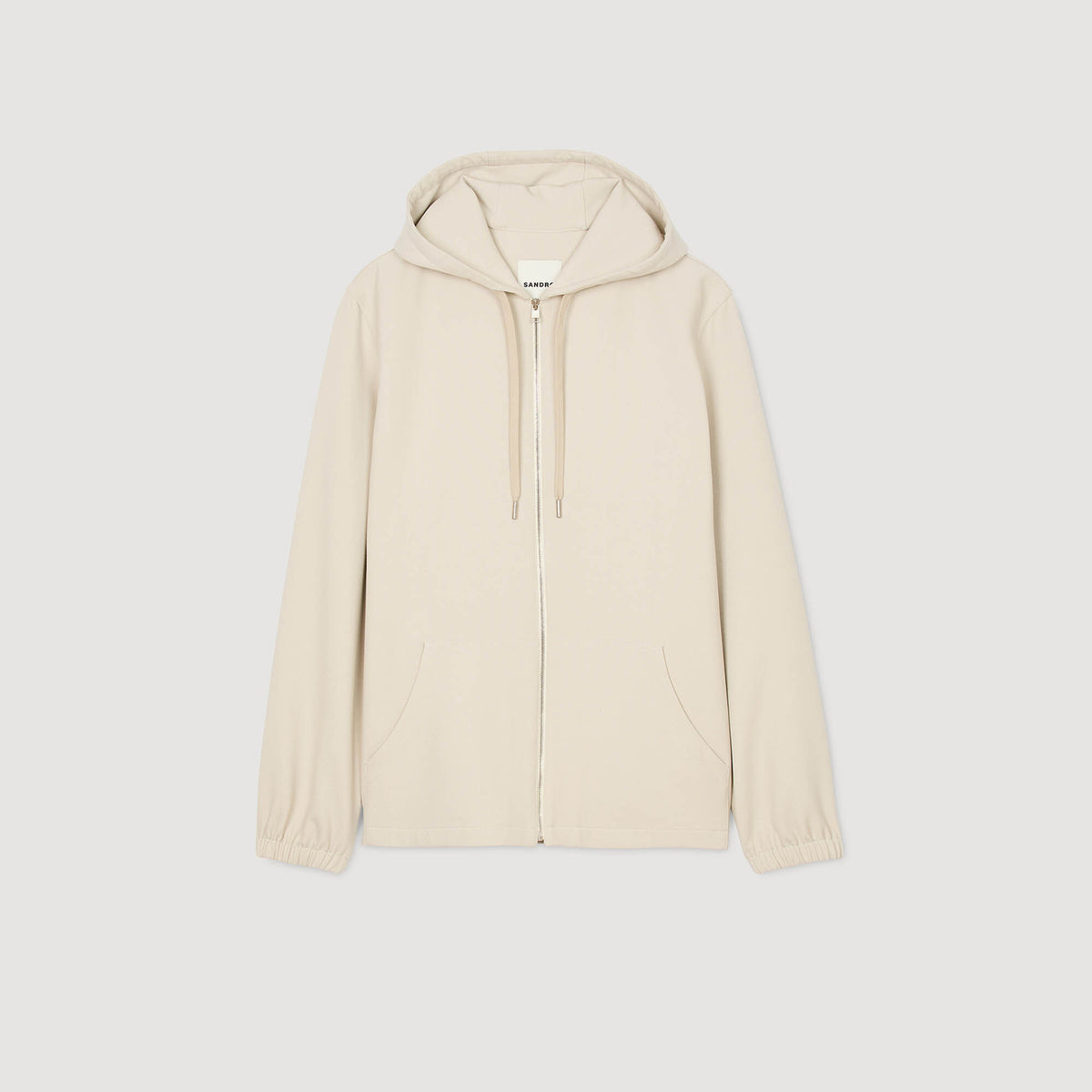 Sandro Hooded shirt jacket Putty