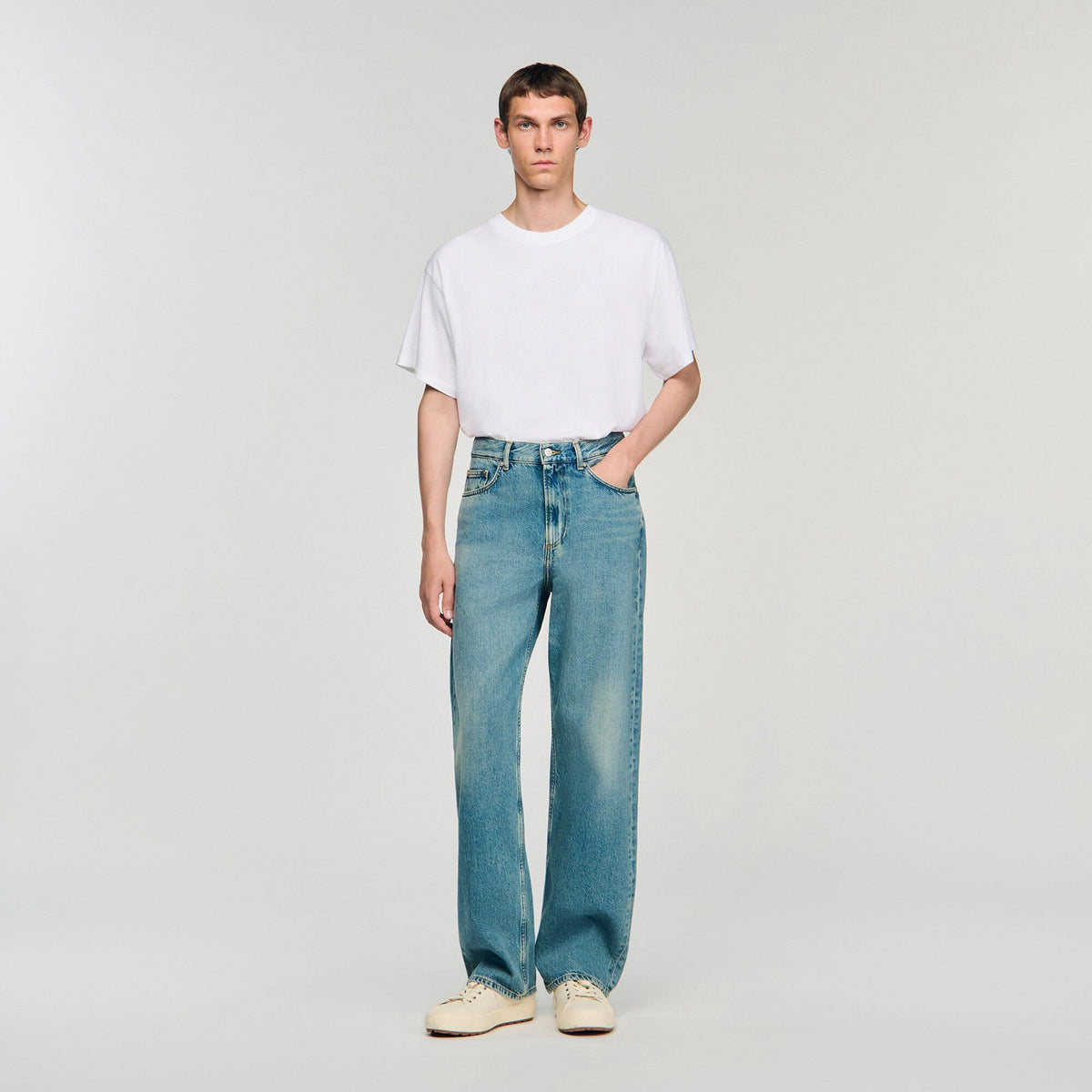 Sandro Baggy jeans Blue