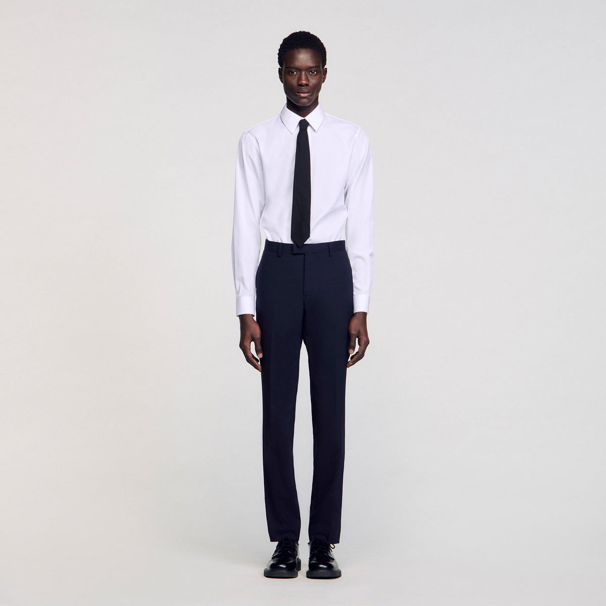 Sandro Classic wool suit pants Navy Blue