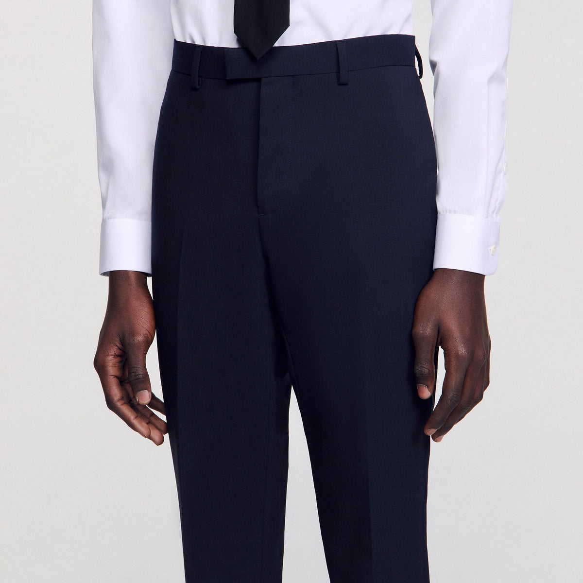 Sandro Classic wool suit pants Navy Blue