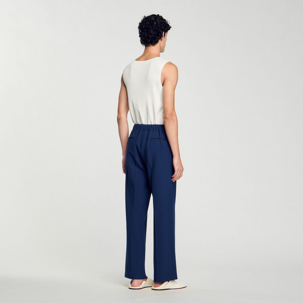 Sandro Wide-leg trousers Royal Blue