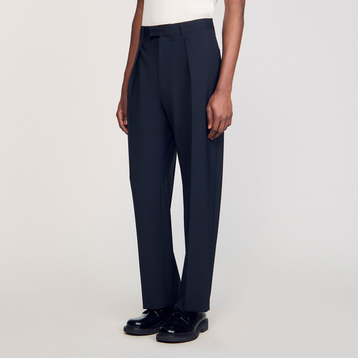 Sandro Suit trousers Navy Blue