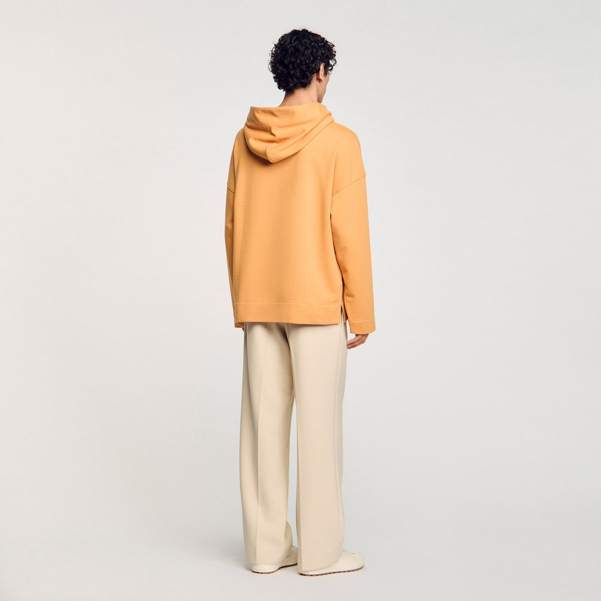 Sandro Hooded sweatshirt Mandarin.