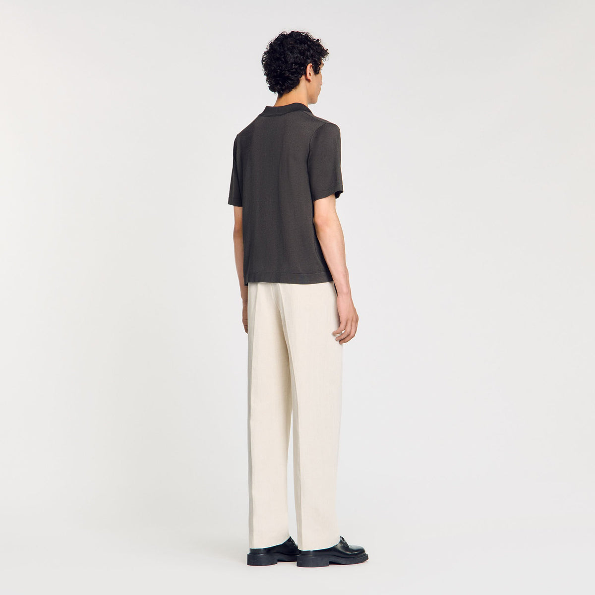 Sandro Short-sleeved shirt Dark Kaki.
