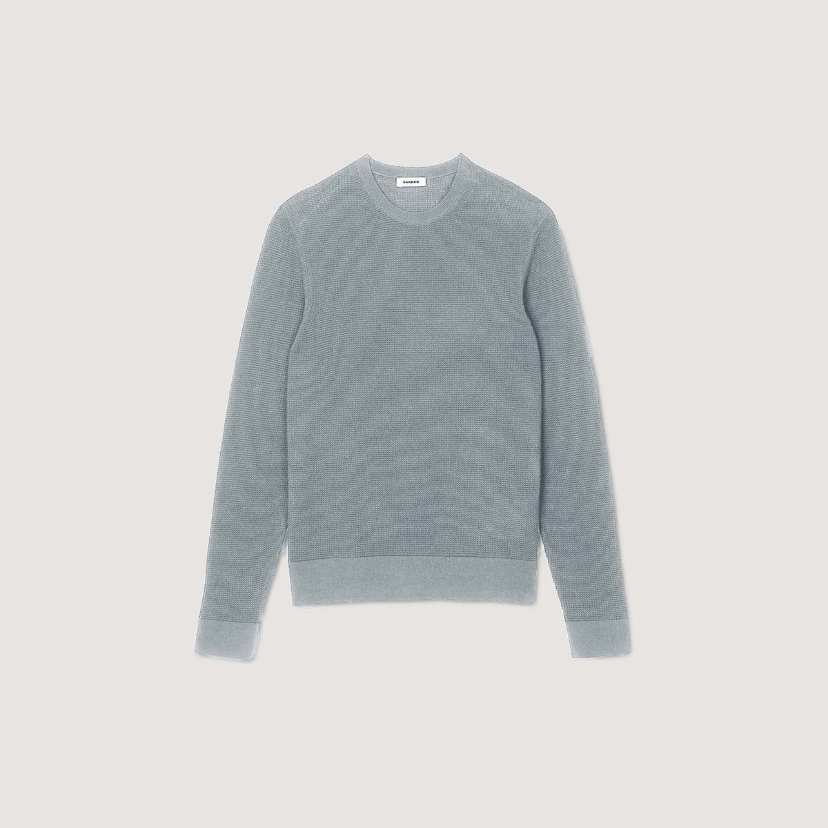 Sandro Textured knit sweater Lime