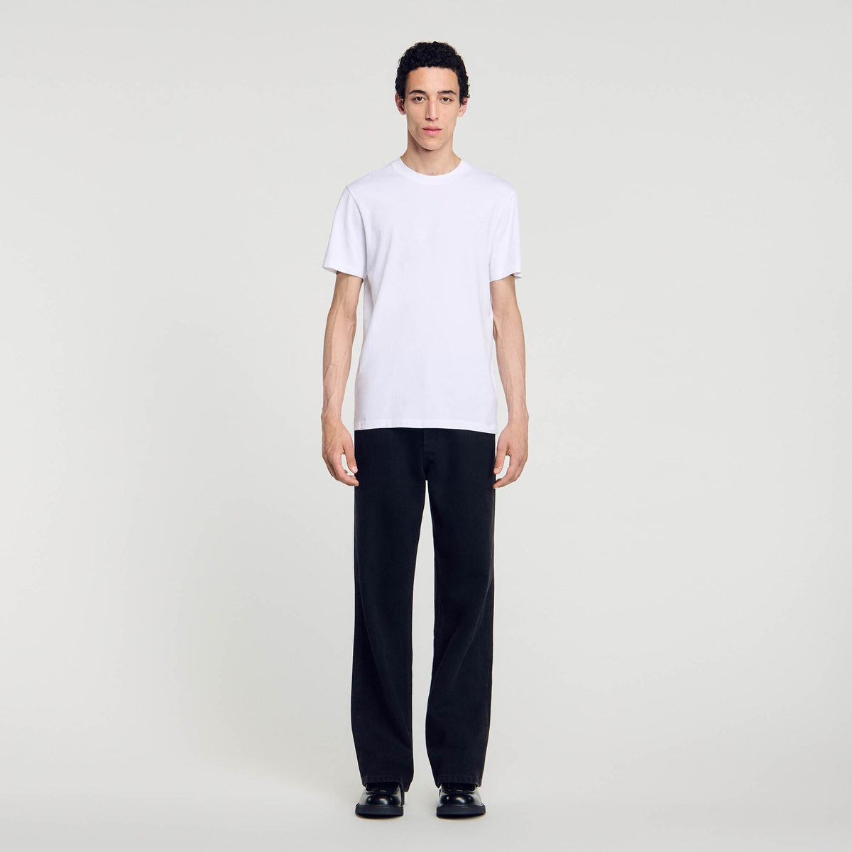 Sandro Cotton T-shirt White