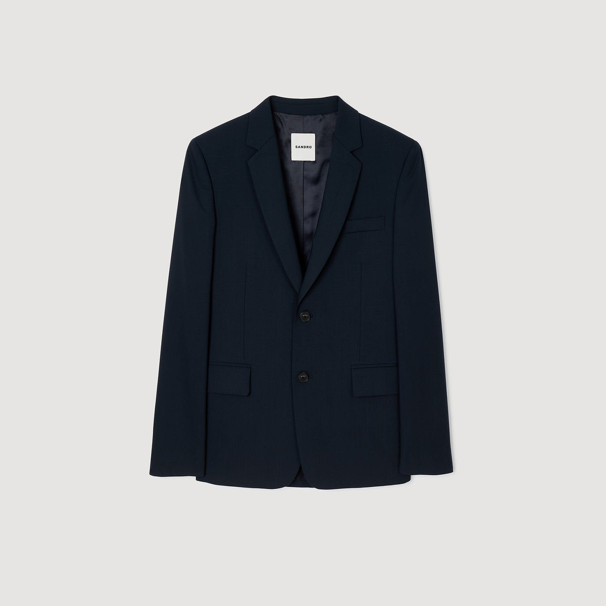 Sandro Wool suit jacket Midnight Blue
